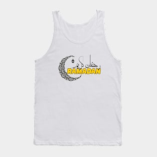 Ramadan month, ramadan Kareem for Muslims, Eid Mubarak Celebration yellow 2024 Tank Top